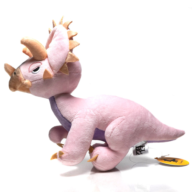 Elbo - Mini Plushie - Triceratops - Pink - The Cave