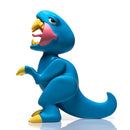 Elbo - 6" Vinyl Toy - Open Mouth Raptor - Blue - The Cave
