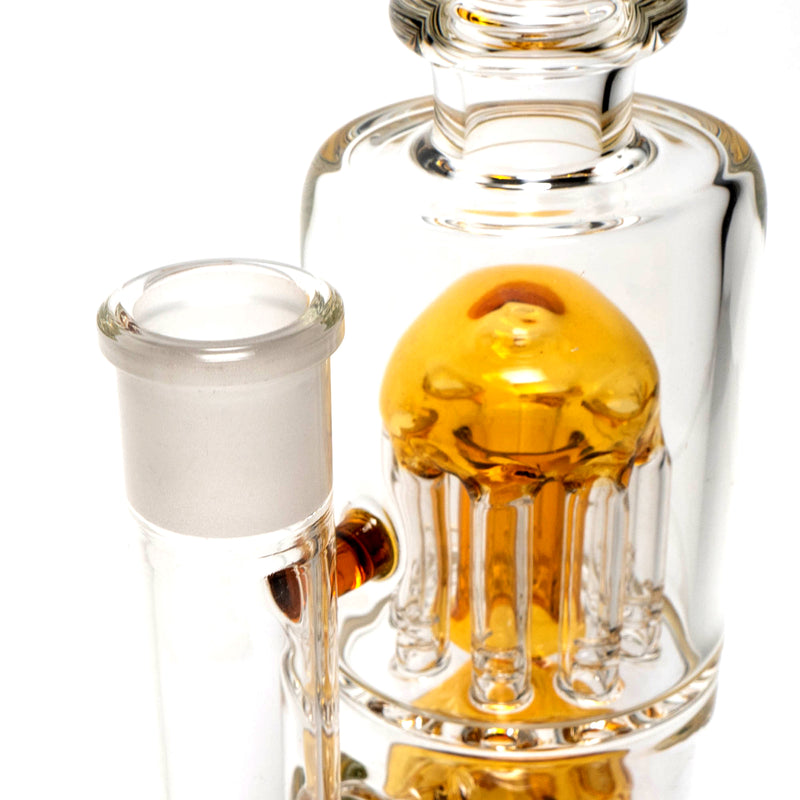 Shooters - Double Tree Perc Rig - Amber Accents - The Cave