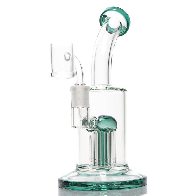 Shooters - 8 Arm Tree Bubbler - Teal - The Cave