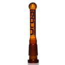Urbal Technologies - 6 Slit Downstem - 4" - Amber w/ Black - The Cave