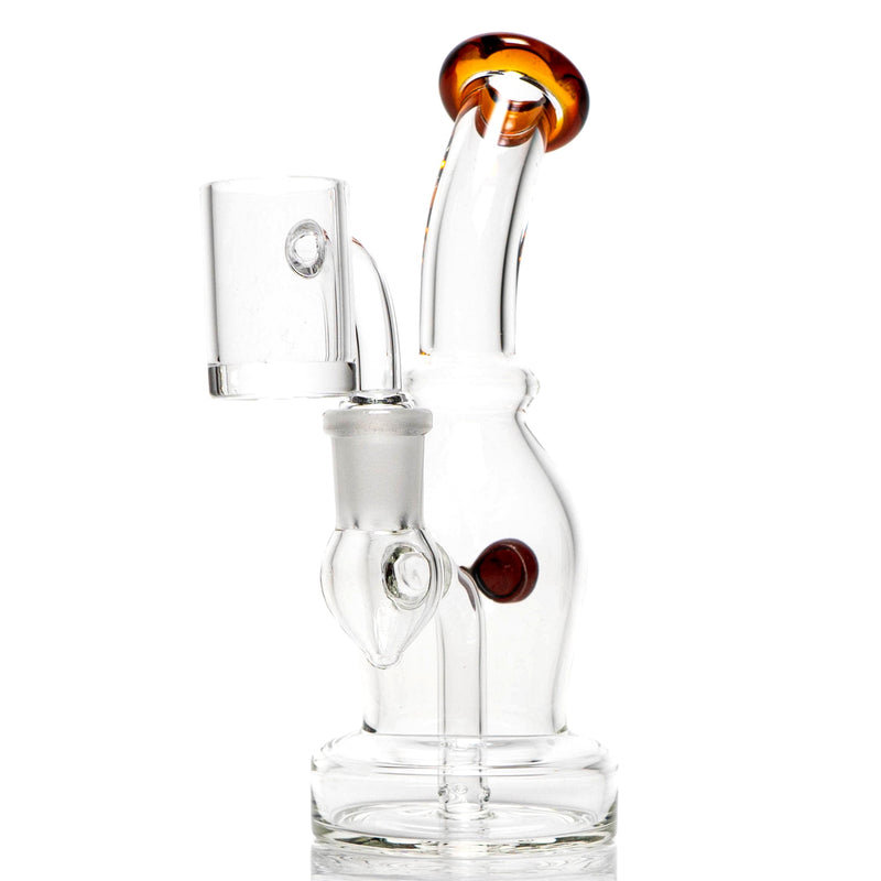 Shooters - Mini Mib Bubbler - Amber Accent - The Cave