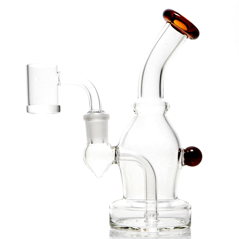 Shooters - Mini Mib Bubbler - Amber Accent - The Cave