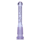 Urbal Technologies - 6 Slit Downstem - 4" - Purple w/ White - The Cave