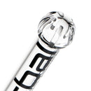 Urbal Technologies - 6 Slit Downstem - 4" - Clear w/ Black - The Cave