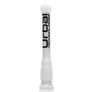 Urbal Technologies - 6 Slit Downstem - 4.5" - White w/ Black - The Cave