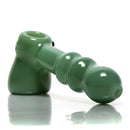 Shooters - Dimple Grip Hammer Bubbler - Green & Black - The Cave