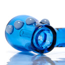 Shooters - Dimple Grip Hammer Bubbler - Blue & White - The Cave