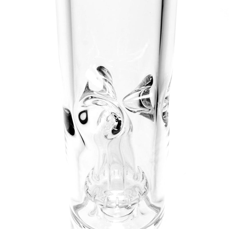 Shooters - 19" Double Circ Beaker - Black Accent - The Cave
