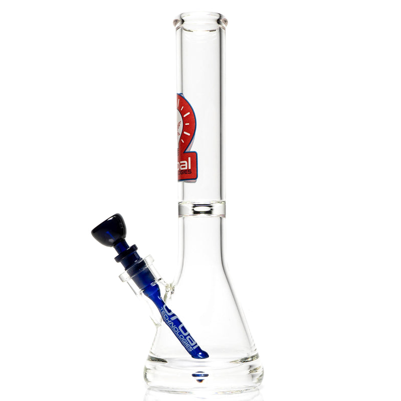 Urbal Technologies - 13" Beaker - 45x5 - Red & Blue Label w/ Blue Set - The Cave