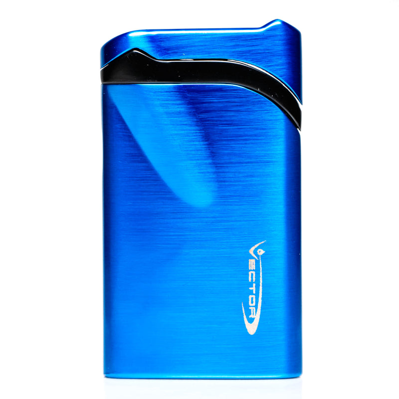 Vector X Sovereignty - Ultra - Single Flame Torch Lighter - Metallic Blue - The Cave