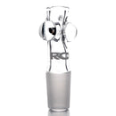 ROOR.US - 99 Series - 18” Fixed Straight w/ Barrel Perc - Smoke & White - Black & White Label - The Cave
