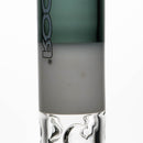 ROOR.US - 99 Series - 18” Fixed Straight w/ Barrel Perc - Smoke & White - Black & White Label - The Cave