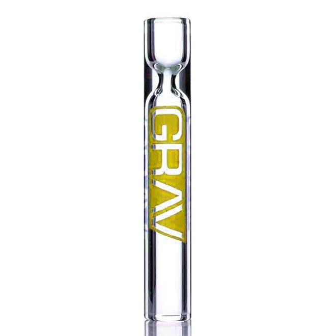 Grav Labs - 12mm Clear Taster - Yellow Label - The Cave
