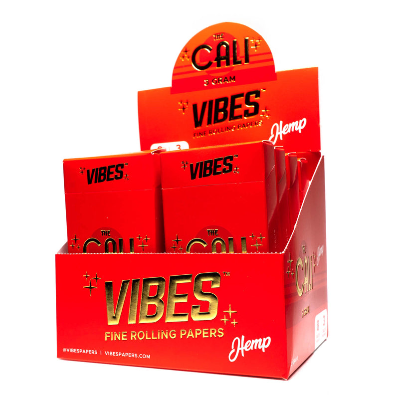 Vibes - The Cali - Hemp - 3 Cones - 3 Gram - 8 Pack Box - The Cave