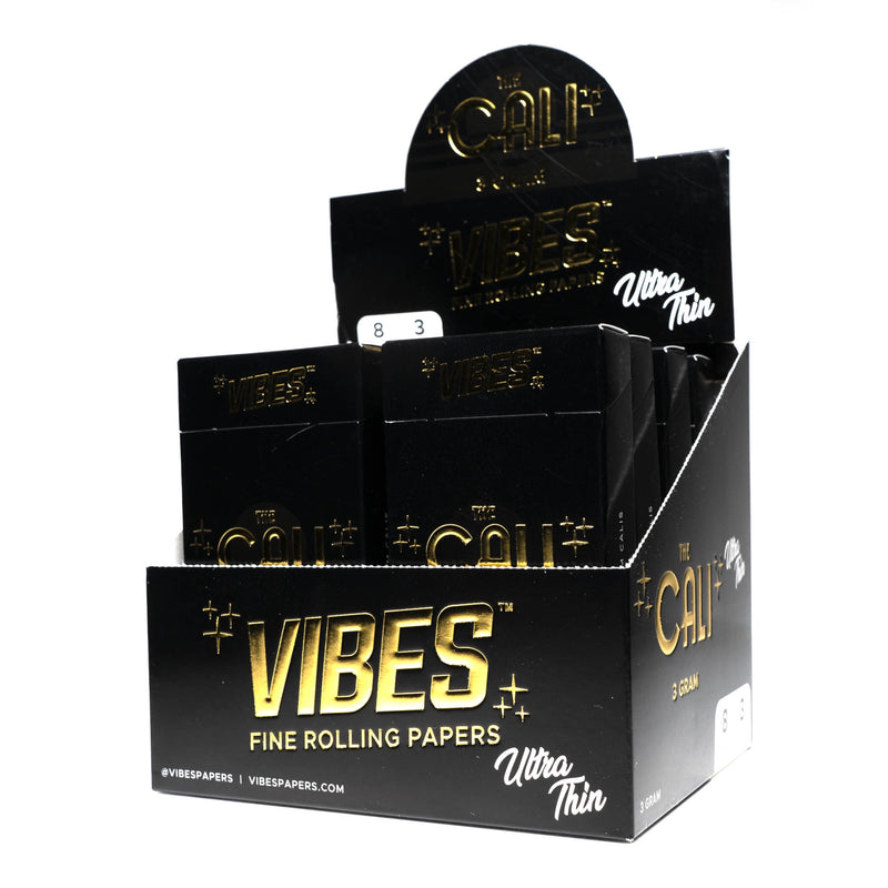Vibes - The Cali - Ultra Thin - 3 Cones - 3 Gram - 8 Pack Box - The Cave