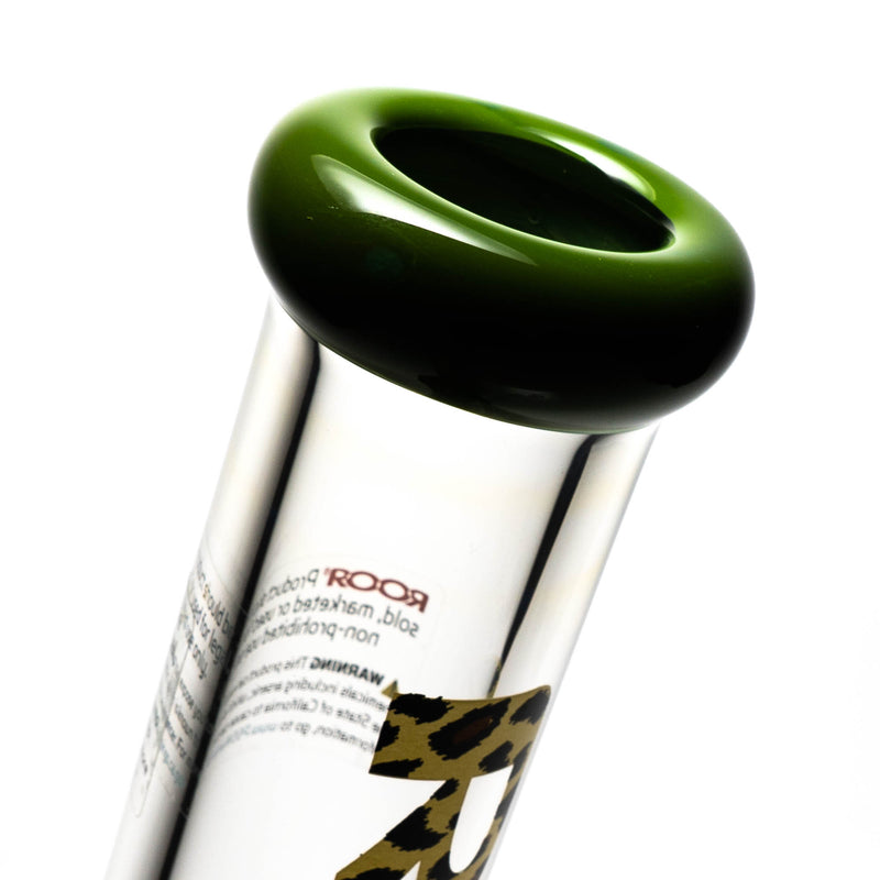 ROOR.US - 99 Series - 18" Beaker - 50x9 - Green Lip - Cheetah Label - The Cave