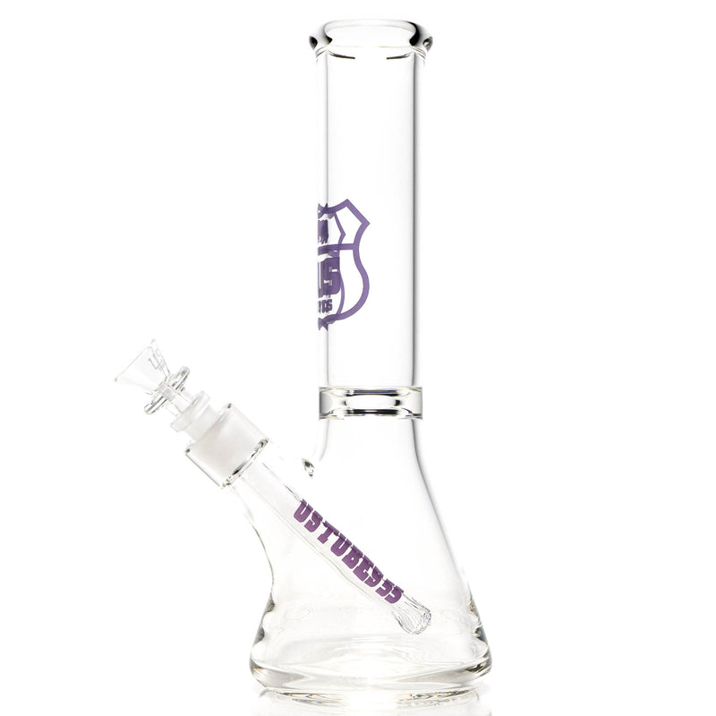 US Tubes - 12" Beaker 50x5 - Constriction - Purple Highway Outline - The Cave