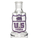 US Tubes - Dry Catcher - 18mm 90° - Purple Highway Outline - The Cave