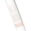 US Tubes - 17" Beaker 50x5 - Constriction - White & Pink Vertical Label - The Cave