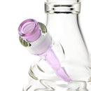 US Tubes - 17" Beaker 50x5 - Constriction - White & Pink Vertical Label - The Cave