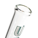 US Tubes - 14" Beaker 50x5 - Ice Pinch - Teal Shadow Label - The Cave