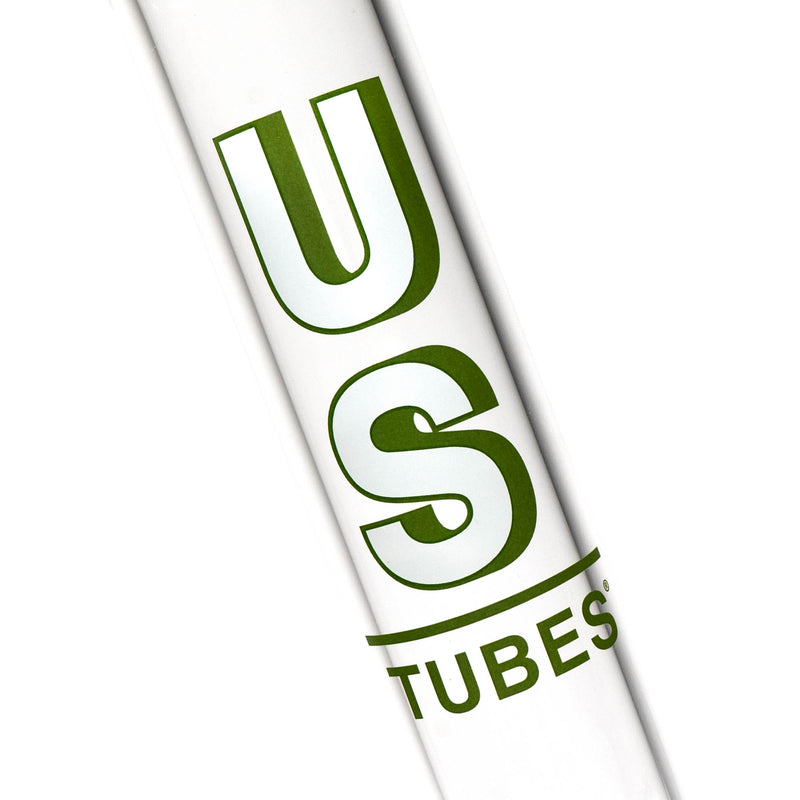 US Tubes - 14" Beaker 50x5 - Ice Pinch - Green Shadow Label - The Cave