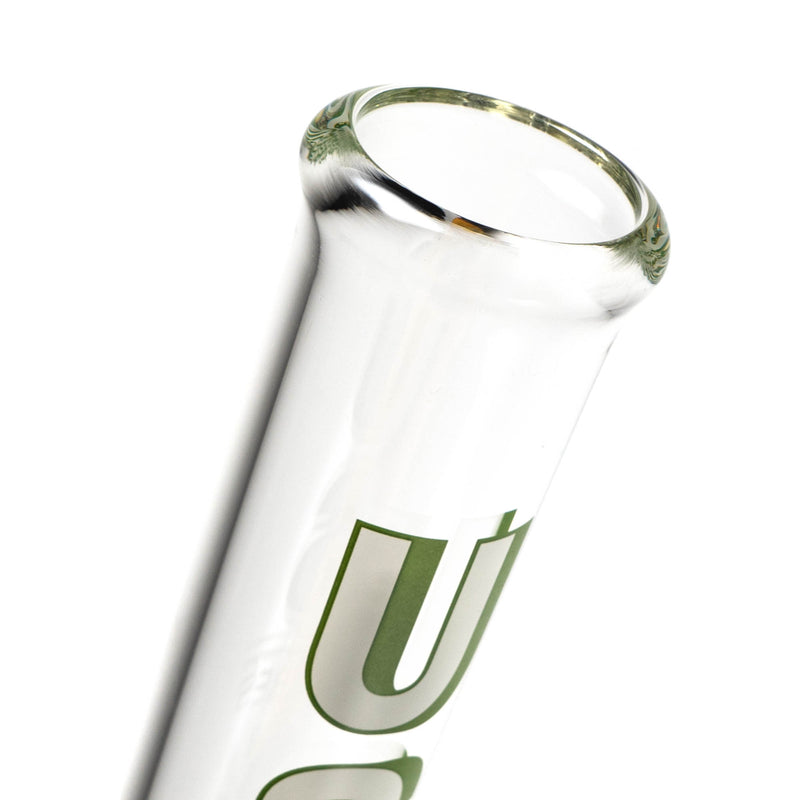 US Tubes - 14" Beaker 50x5 - Ice Pinch - Green Shadow Label - The Cave