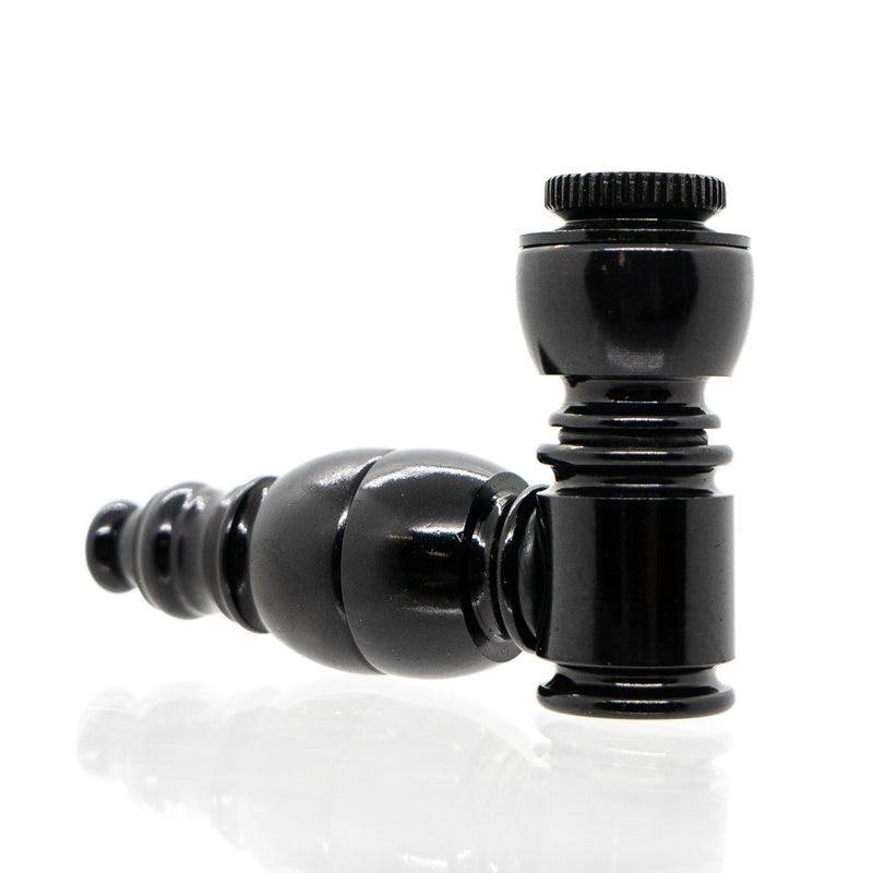 Metal Pipe - Standard - Single Chamber - Black - The Cave