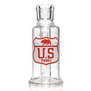 US Tubes - Ash Catcher - 18mm 45° - White & Red Highway Label - The Cave