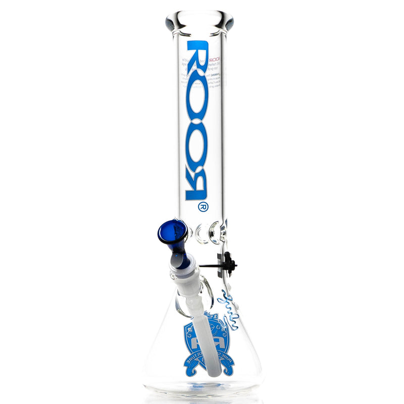 ROOR.US - Intro Collector Series - 99 Series - 14" Beaker - 50x5 - Blue & White - The Cave
