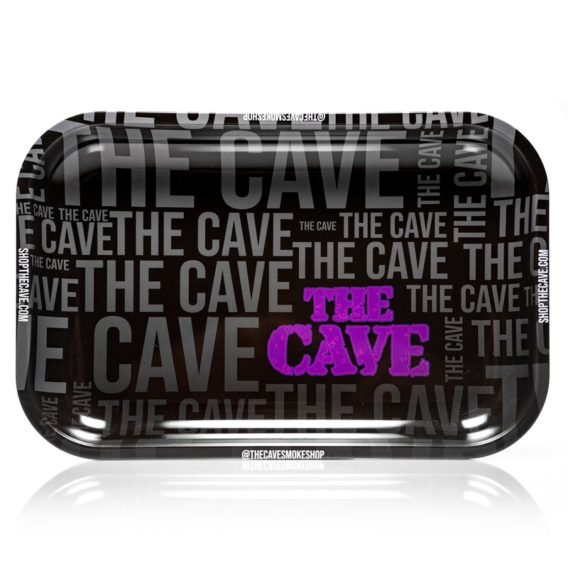 The Cave Smoke Shop - Large Metal Tray - All Over - The Cave