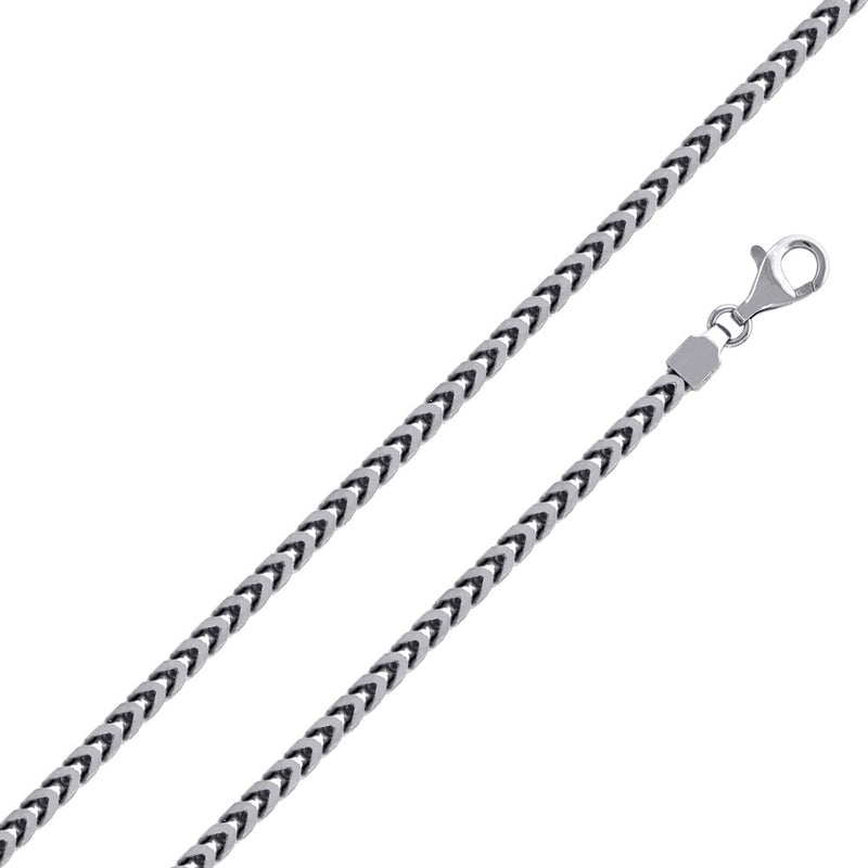 Sterling Silver - 3.7mm Franco Chain - 22" - The Cave