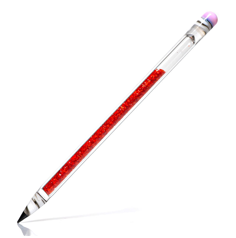 Shooters - Frit Filled Pencil - Red - The Cave