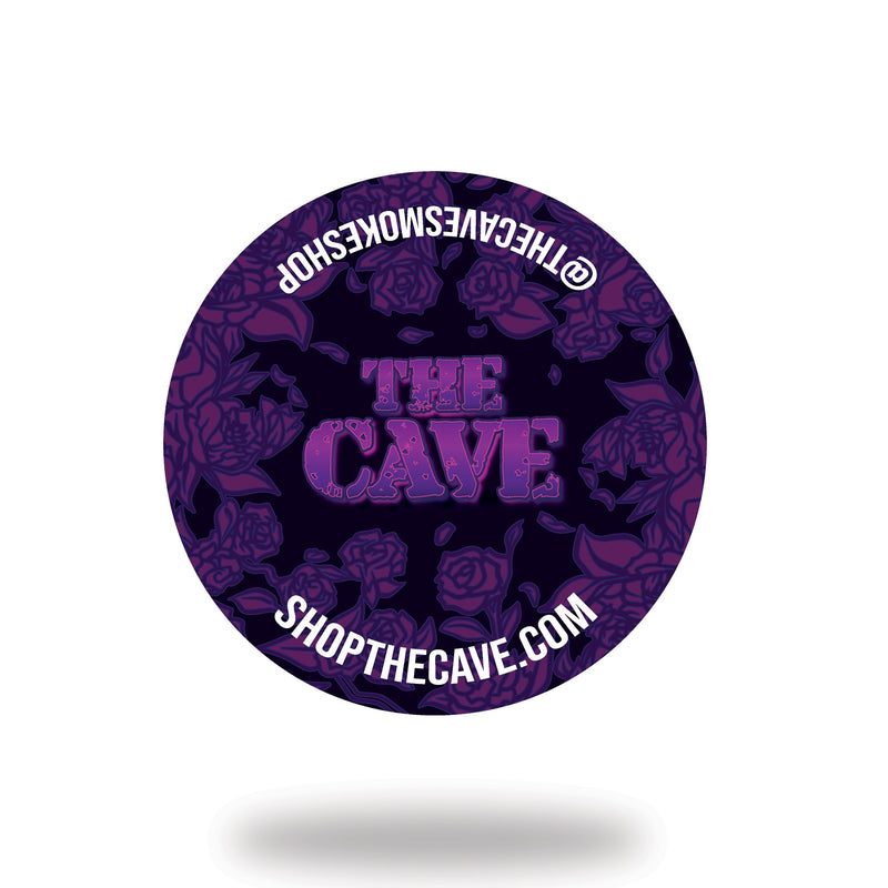 The Cave Smoke Shop - Landing Pad - Small Round - Black Rose - The Cave