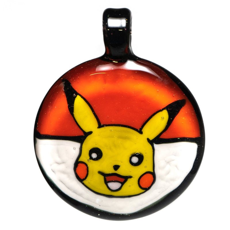 Miyaki - Pikachu over Pokeball Pendant - The Cave