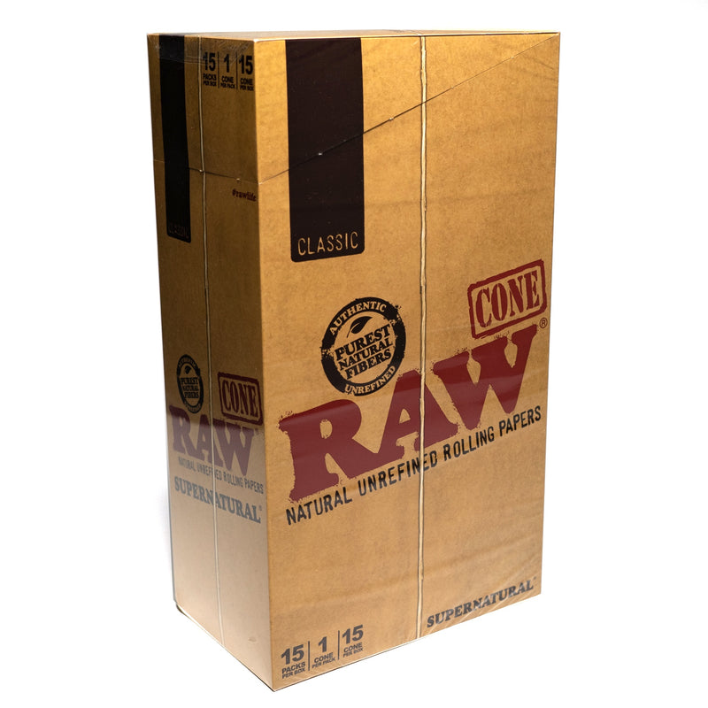 RAW - Supernatural 12" Cone - 15 Pack Box - The Cave