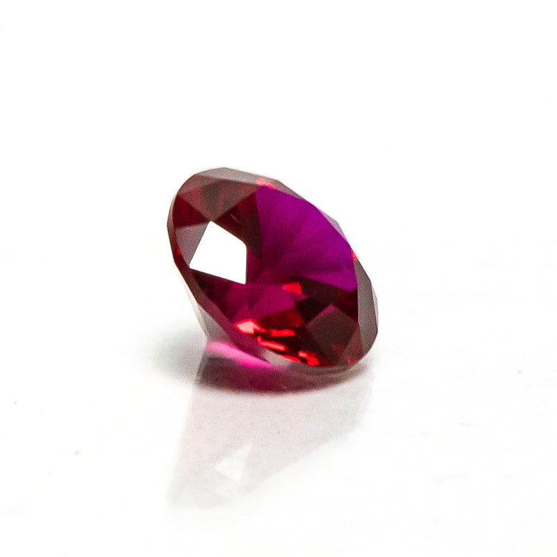 Ruby Pearl Co - 10mm Diamond Cut Ruby - The Cave