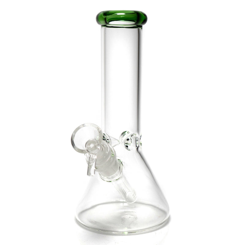 Shooters - 8" Beaker - Green Accent - The Cave