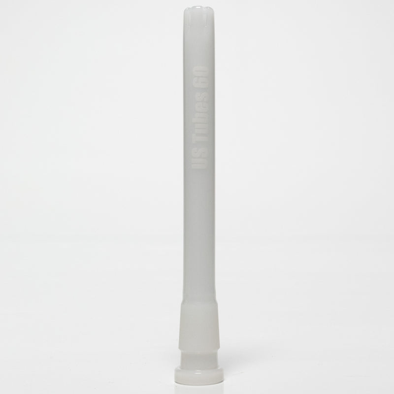US Tubes - 18/14mm Female 5 Slit Downstem 6" - White - The Cave