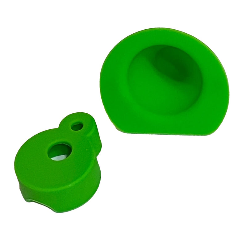 Dab Rite - Replacement Silicone Covers - Green - The Cave