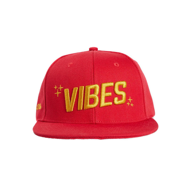 Vibes - Snapback - Red - The Cave