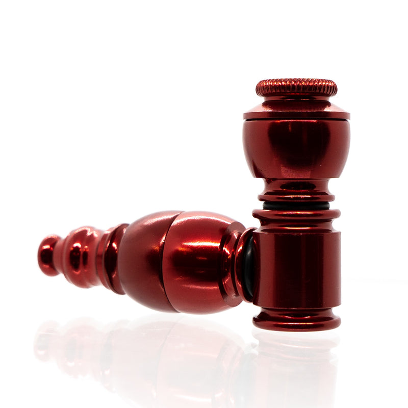 Metal Pipe - Standard - Single Chamber - Red - The Cave