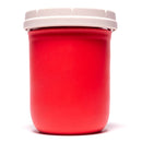 Re:Stash - Red Jar w/ White Lid - 16oz - The Cave