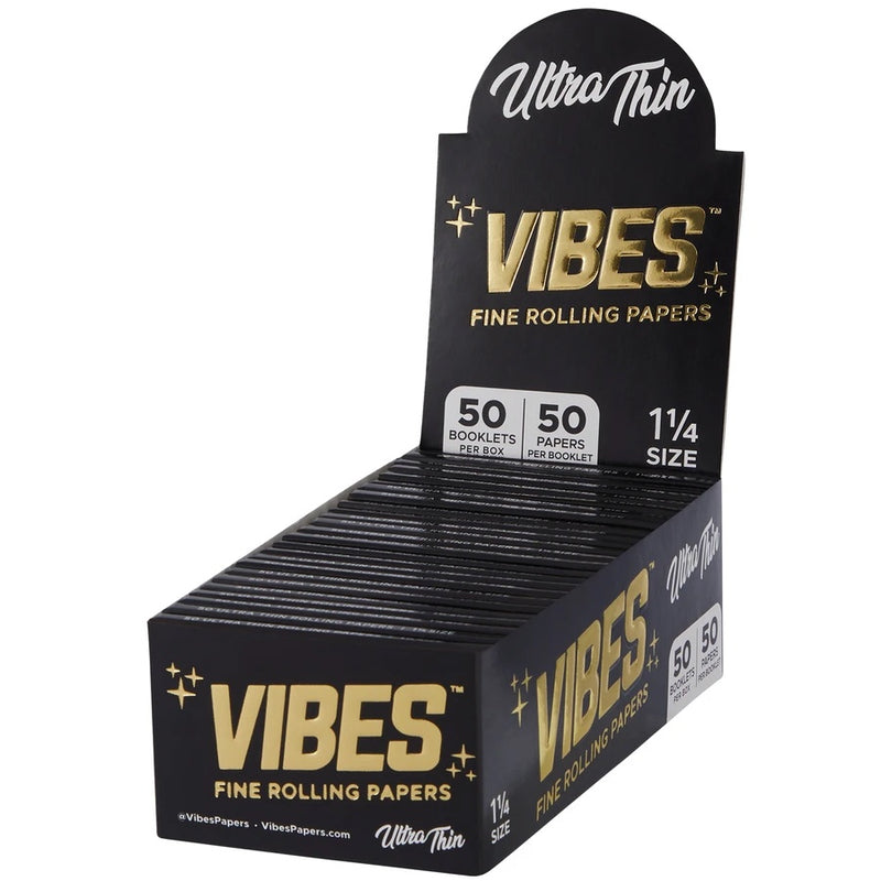 Vibes - 1.25 Ultra Thin - 50 Paper Booklet - 50 Pack Box - The Cave