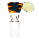 K2 Glass - Worked Snap Slide - 14mm - Fire & Water Wag w/ CFL Potion Handle