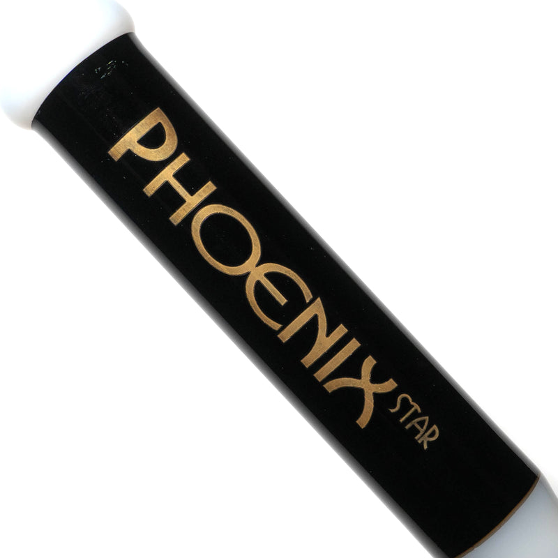 Phoenix Star - 16" Beaker w/ Ice Pinch - 7mm - Black & White - The Cave