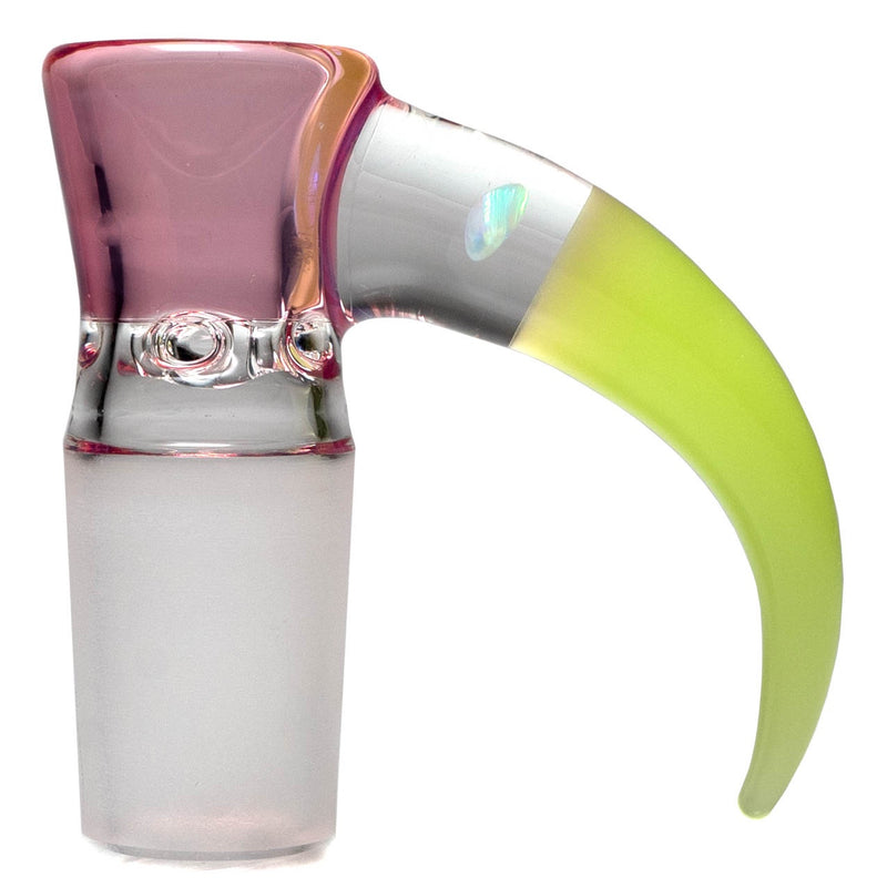 Unity Glassworks - 4 Hole Opal Horn Slide - 18mm - Karmaline & Antidote - The Cave
