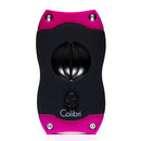 Colibri - Cigar Cutter - V-Cut - Black & Pink - The Cave