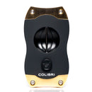 Colibri - Cigar Cutter - V-Cut - Black & Gold - The Cave